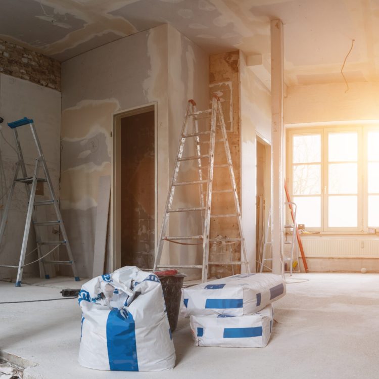 rebuilding an Old real estate apartment, prepared and ready for renovate